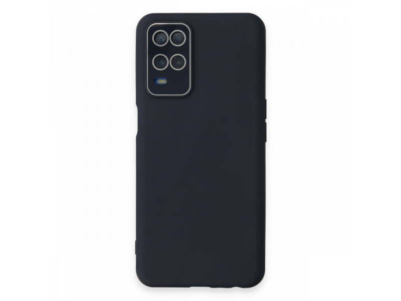 Newface Oppo A54 4G Kılıf Lansman Glass Kapak - Lacivert