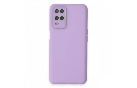 Newface Oppo A54 4G Kılıf Lansman Glass Kapak - Lila