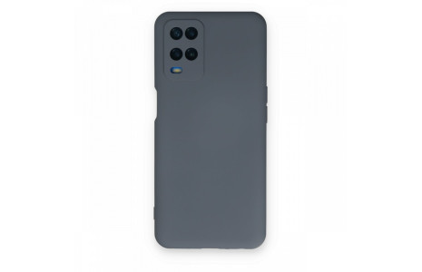 Newface Oppo A54 4G Kılıf Nano içi Kadife Silikon - Gri