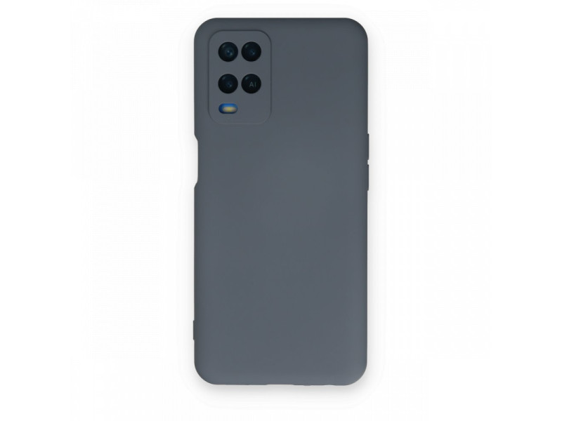 Newface Oppo A54 4G Kılıf Nano içi Kadife Silikon - Gri