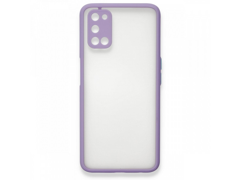 Newface Oppo A72 Kılıf Montreal Silikon Kapak - Mor
