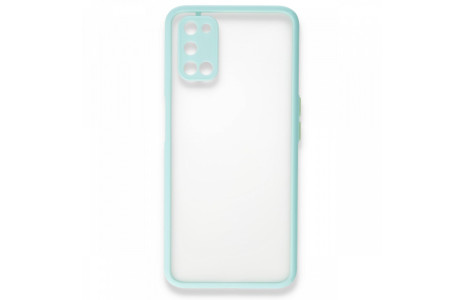 Newface Oppo A72 Kılıf Montreal Silikon Kapak - Turkuaz