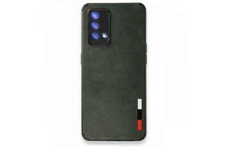 Newface Oppo A74 4G Kılıf Loop Deri Silikon - Yeşil
