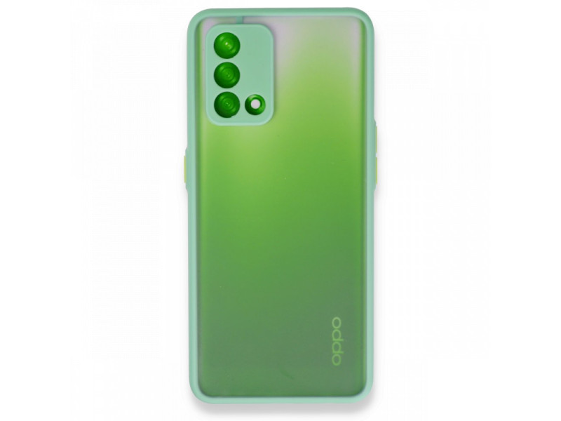 Newface Oppo A74 4G Kılıf Montreal Silikon Kapak - Turkuaz