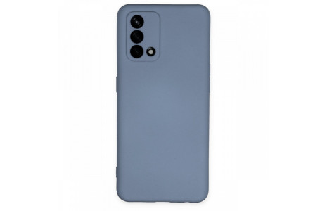 Newface Oppo A74 4G Kılıf Nano içi Kadife Silikon - Gri