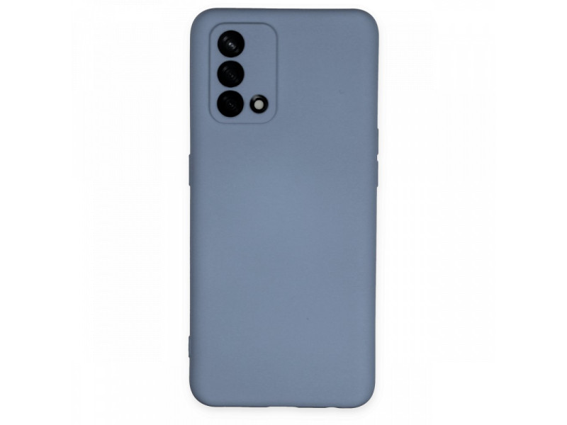 Newface Oppo A74 4G Kılıf Nano içi Kadife Silikon - Gri