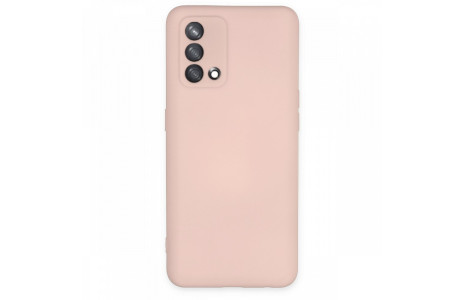 Newface Oppo A74 4G Kılıf Nano içi Kadife Silikon - Pudra
