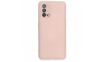 Newface Oppo A74 4G Kılıf Nano içi Kadife Silikon - Pudra