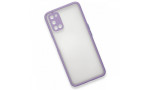 Newface Oppo A92 Kılıf Montreal Silikon Kapak - Mor