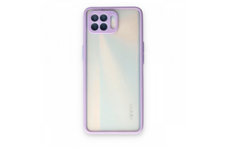 Newface Oppo Reno 4 Lite Kılıf Montreal Silikon Kapak - Mor