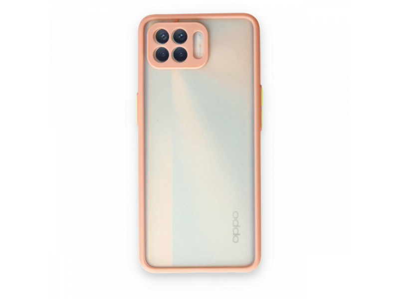 Newface Oppo Reno 4 Lite Kılıf Montreal Silikon Kapak - Pembe