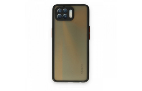 Newface Oppo Reno 4 Lite Kılıf Montreal Silikon Kapak - Siyah