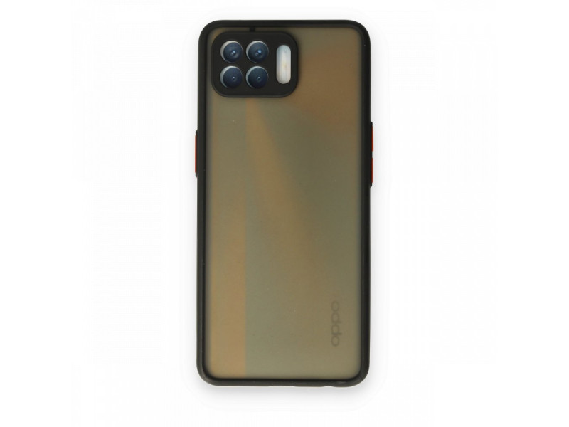 Newface Oppo Reno 4 Lite Kılıf Montreal Silikon Kapak - Siyah