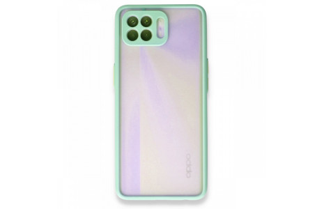 Newface Oppo Reno 4 Lite Kılıf Montreal Silikon Kapak - Turkuaz