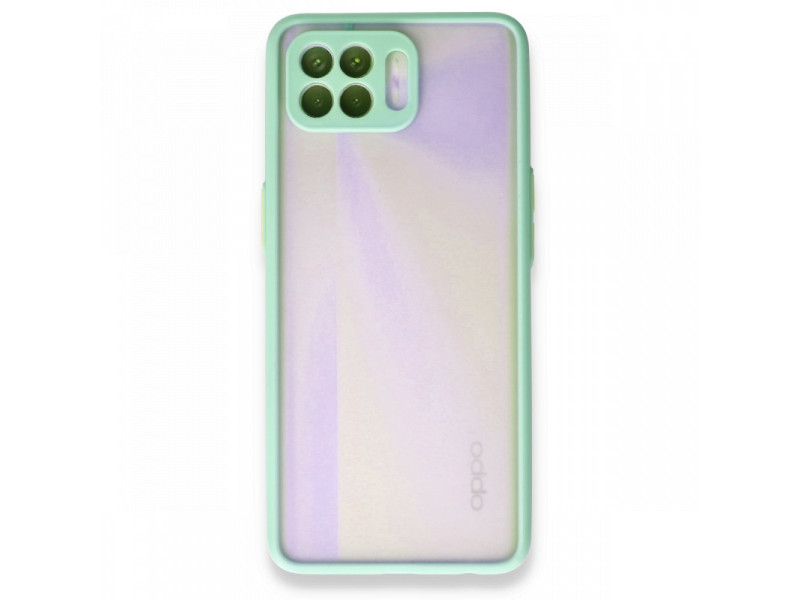 Newface Oppo Reno 4 Lite Kılıf Montreal Silikon Kapak - Turkuaz