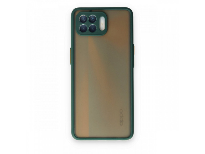 Newface Oppo Reno 4 Lite Kılıf Montreal Silikon Kapak - Yeşil