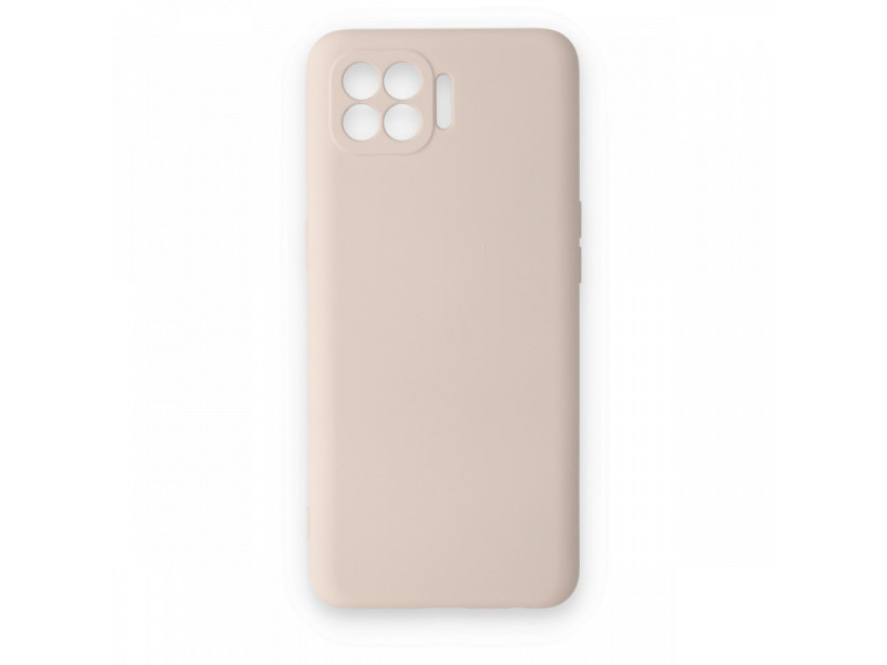 Newface Oppo Reno 4 Lite Kılıf Nano içi Kadife Silikon - Pudra