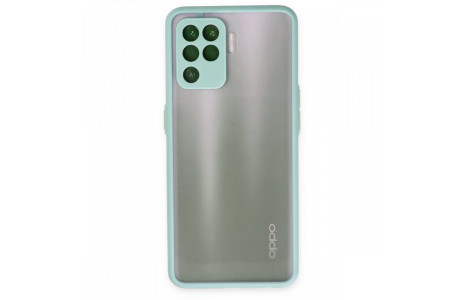 Newface Oppo Reno 5 Lite Kılıf Montreal Silikon Kapak - Turkuaz