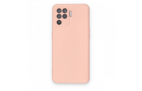 Newface Oppo Reno 5 Lite Kılıf Nano içi Kadife Silikon - Pudra