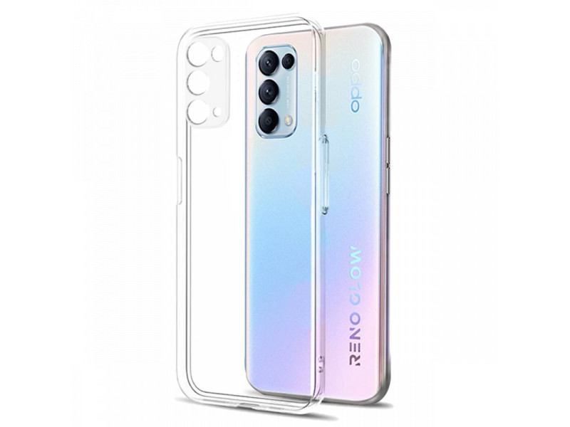Newface Oppo Reno 5 Pro Kılıf Lüx Şeffaf Silikon