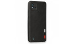 Newface Realme C11 2021 Kılıf Loop Deri Silikon - Siyah