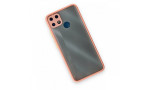 Newface Realme C25 Kılıf Montreal Silikon Kapak - Pembe