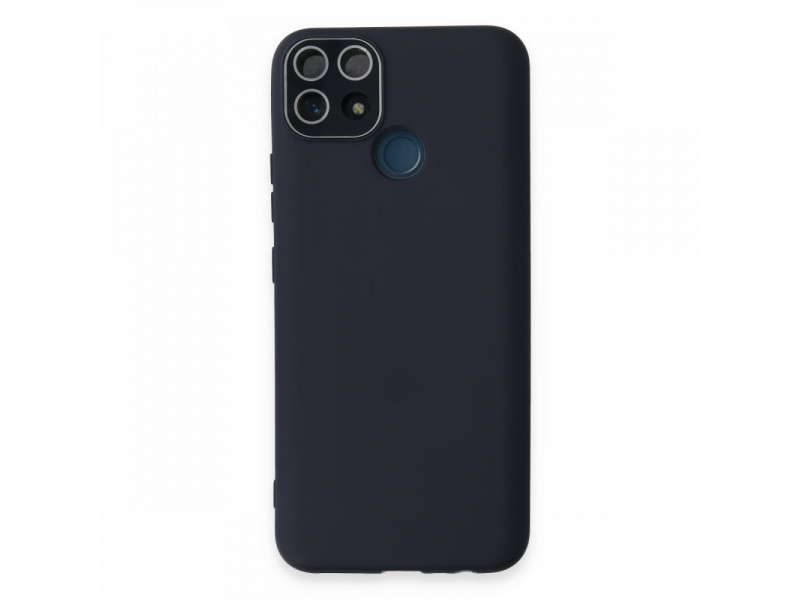 Newface Realme C25s Kılıf Lansman Glass Kapak - Lacivert