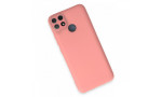 Newface Realme C25s Kılıf Lansman Glass Kapak - Pembe