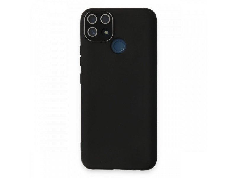 Newface Realme C25s Kılıf Lansman Glass Kapak - Siyah