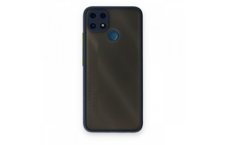 Newface Realme C25s Kılıf Montreal Silikon Kapak - Lacivert