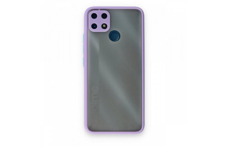 Newface Realme C25s Kılıf Montreal Silikon Kapak - Mor