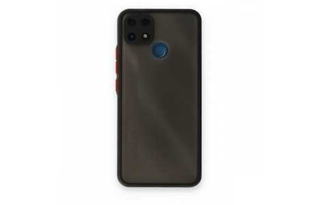 Newface Realme C25s Kılıf Montreal Silikon Kapak - Siyah