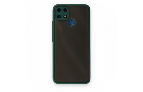 Newface Realme C25s Kılıf Montreal Silikon Kapak - Yeşil