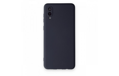 Newface Samsung Galaxy A02 Kılıf Nano içi Kadife Silikon - Lacivert