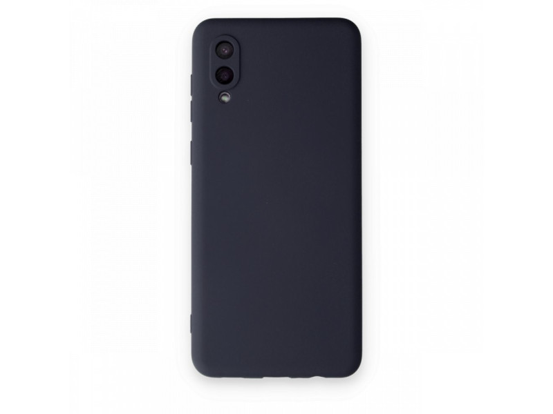 Newface Samsung Galaxy A02 Kılıf Nano içi Kadife Silikon - Lacivert