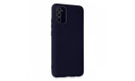 Newface Samsung Galaxy A02S Kılıf Lansman Glass Kapak - Lacivert
