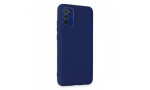Newface Samsung Galaxy A02S Kılıf Lansman Glass Kapak - Sky Blue