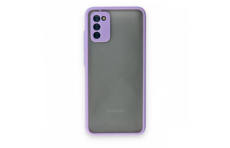 Newface Samsung Galaxy A02S Kılıf Montreal Silikon Kapak - Mor