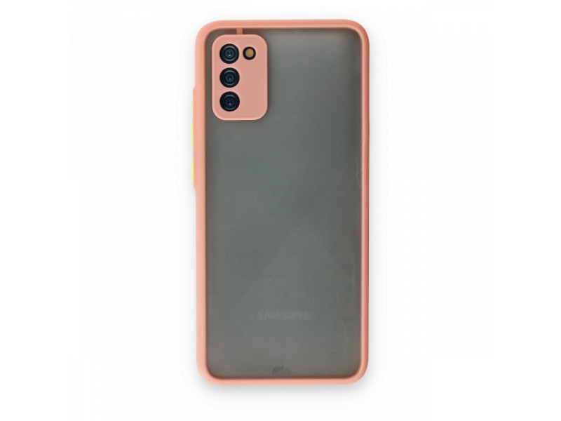 Newface Samsung Galaxy A02S Kılıf Montreal Silikon Kapak - Pembe