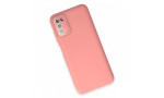 Newface Samsung Galaxy A03S Kılıf Lansman Glass Kapak - Pembe
