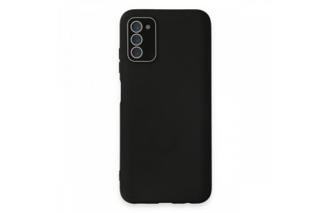 Newface Samsung Galaxy A03S Kılıf Lansman Glass Kapak - Siyah
