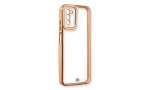 Newface Samsung Galaxy A03S Kılıf Liva Lens Silikon - Rose