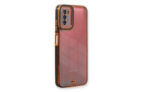 Newface Samsung Galaxy A02S Kılıf Liva Lens Silikon - Siyah