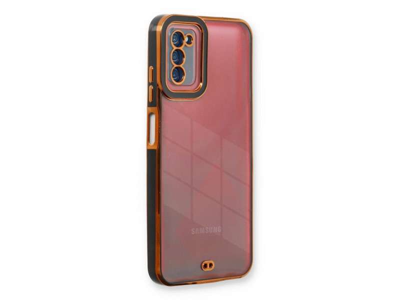 Newface Samsung Galaxy A03S Kılıf Liva Lens Silikon - Siyah