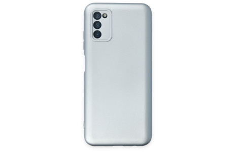 Newface Samsung Galaxy A03S Kılıf Nano içi Kadife Silikon - Sky Blue
