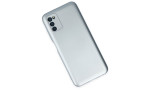 Newface Samsung Galaxy A03S Kılıf Nano içi Kadife Silikon - Sky Blue