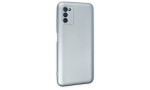 Newface Samsung Galaxy A03S Kılıf Nano içi Kadife Silikon - Sky Blue