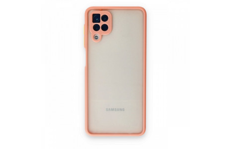 Newface Samsung Galaxy A12 Kılıf Montreal Silikon Kapak - Pembe