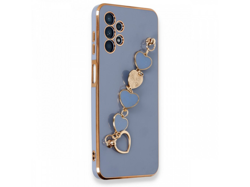 Newface Samsung Galaxy A13 4G Kılıf Esila Silikon - Gri