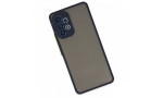 Newface Samsung Galaxy A13 4G Kılıf Montreal Silikon Kapak - Lacivert